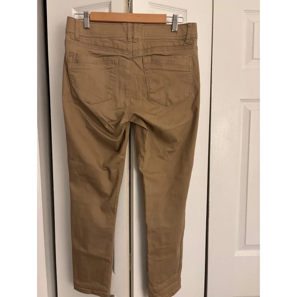 Democracy Ab Solution Skinny Jeans 8 Cocoa Brown Stretch Zip Fly - Picture 6 of 7